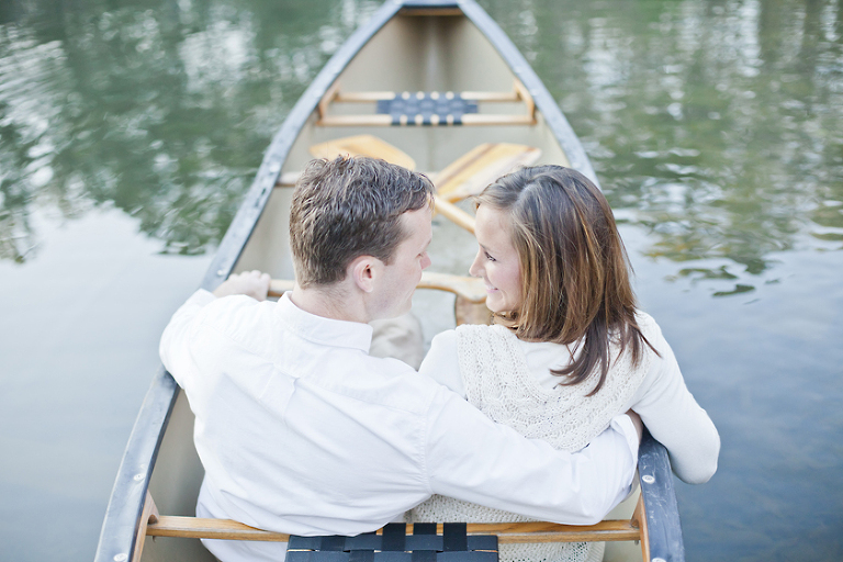 z050_0572 Fishing Lake Canoe Engagement Photo by ENMUSE