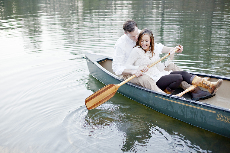 z051_0559 Fishing Lake Canoe Engagement Photo by ENMUSE