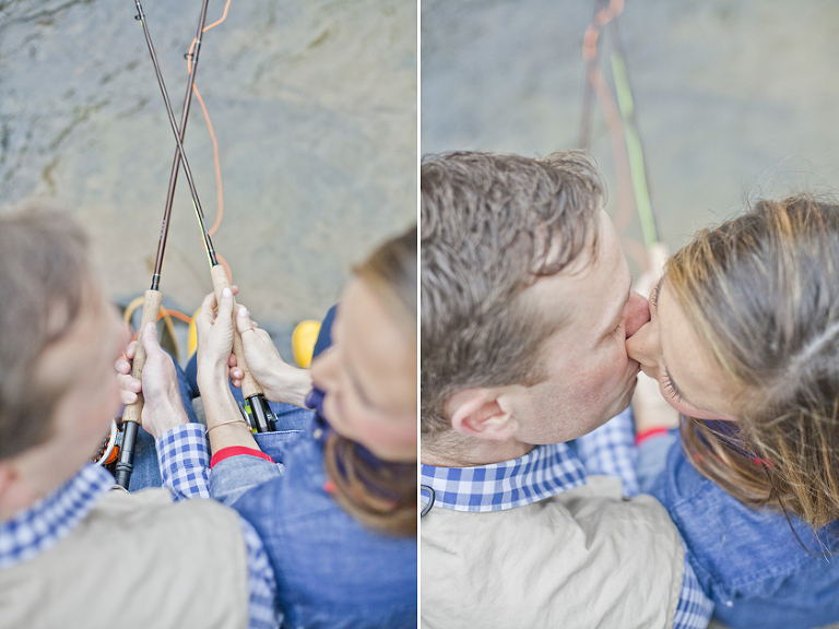 z05_0132 Fishing Lake Canoe Engagement Photo by ENMUSE