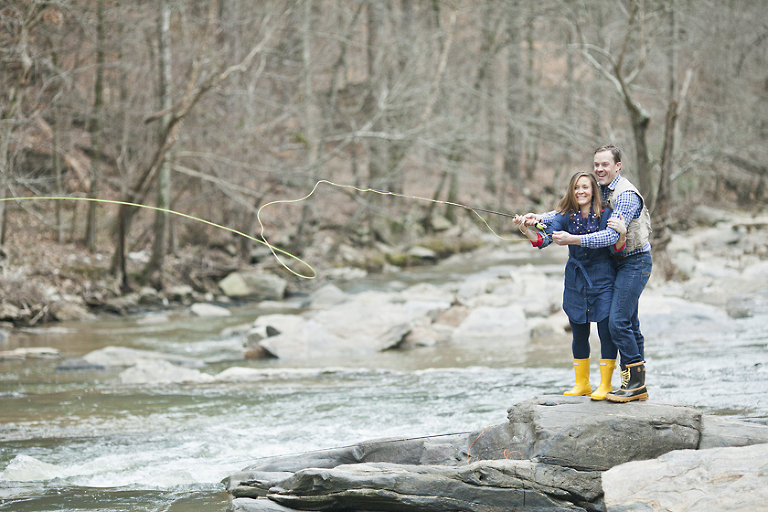 z06_0037 Fishing Lake Canoe Engagement Photo by ENMUSE