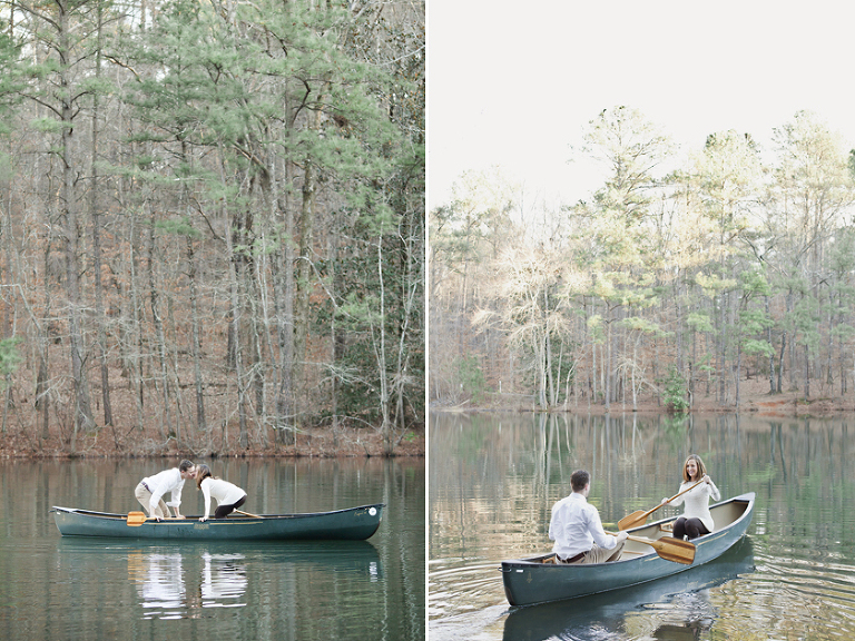 z56_0515 Fishing Lake Canoe Engagement Photo by ENMUSE