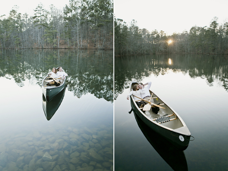 z64_1096 Fishing Lake Canoe Engagement Photo by ENMUSE