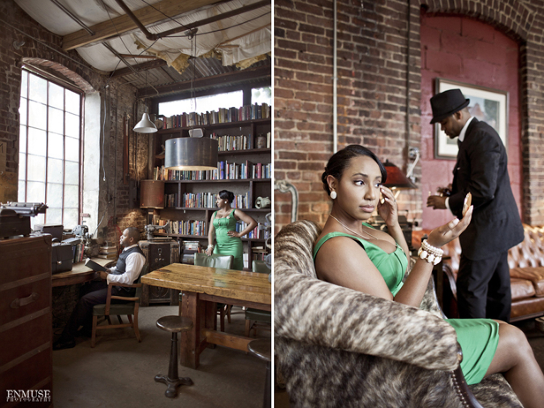 24 Mad Men Inspired Engagement 0369