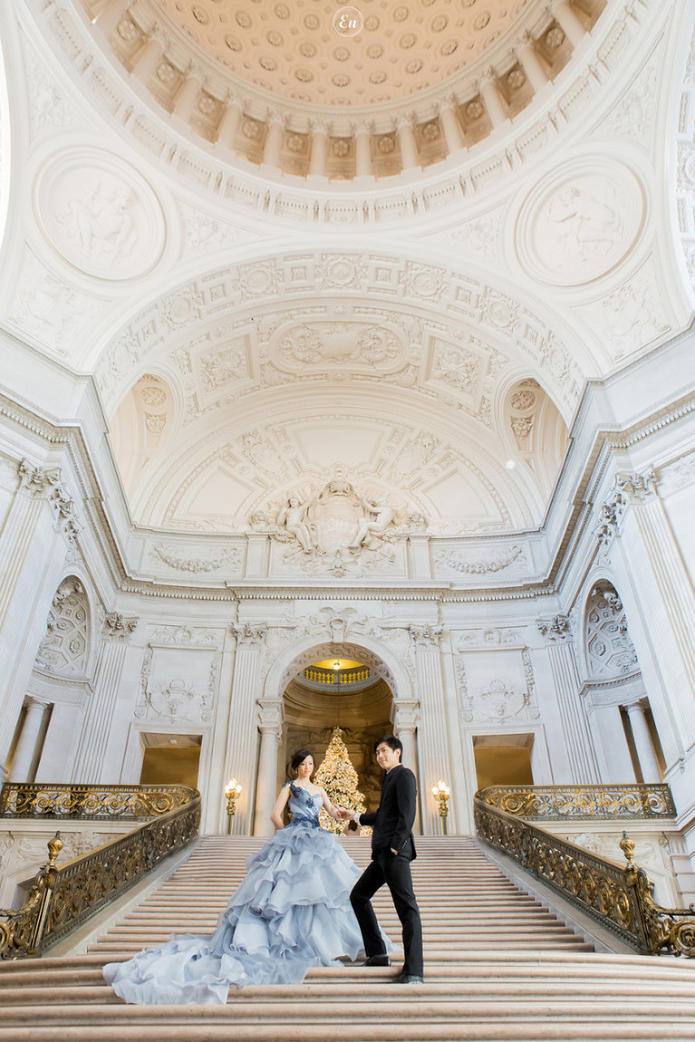 10 San Francisco Engagement Photography City Hall Palace of Fine Arts Tram Golden Gate 0918