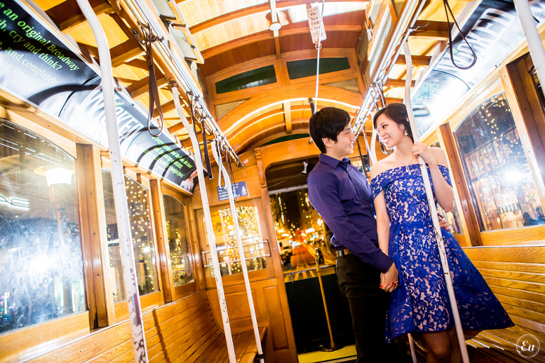 27 San Francisco Engagement Photography City Hall Palace of Fine Arts Tram Golden Gate 0556